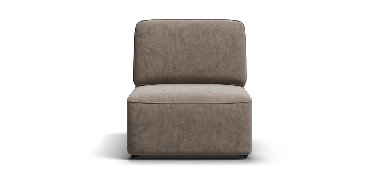 Кинг Модуль спальное место велюр Роял тауп