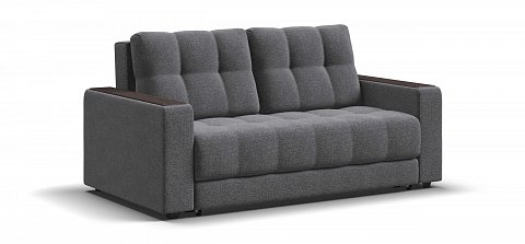 Диван Босс двухместный Рогожка Мальмо серый