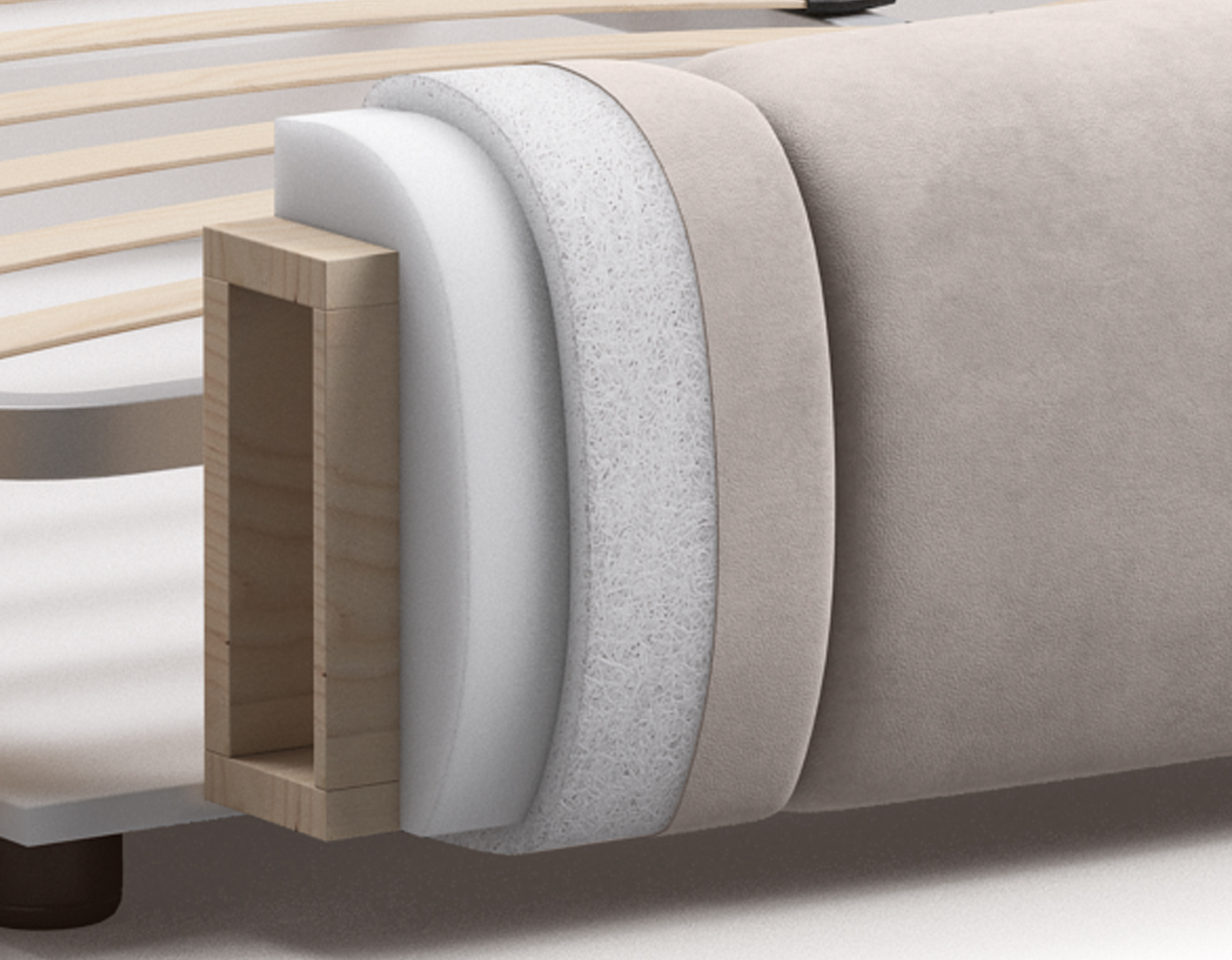 Инновационный материал PERIOTEK придает объем и упругость.