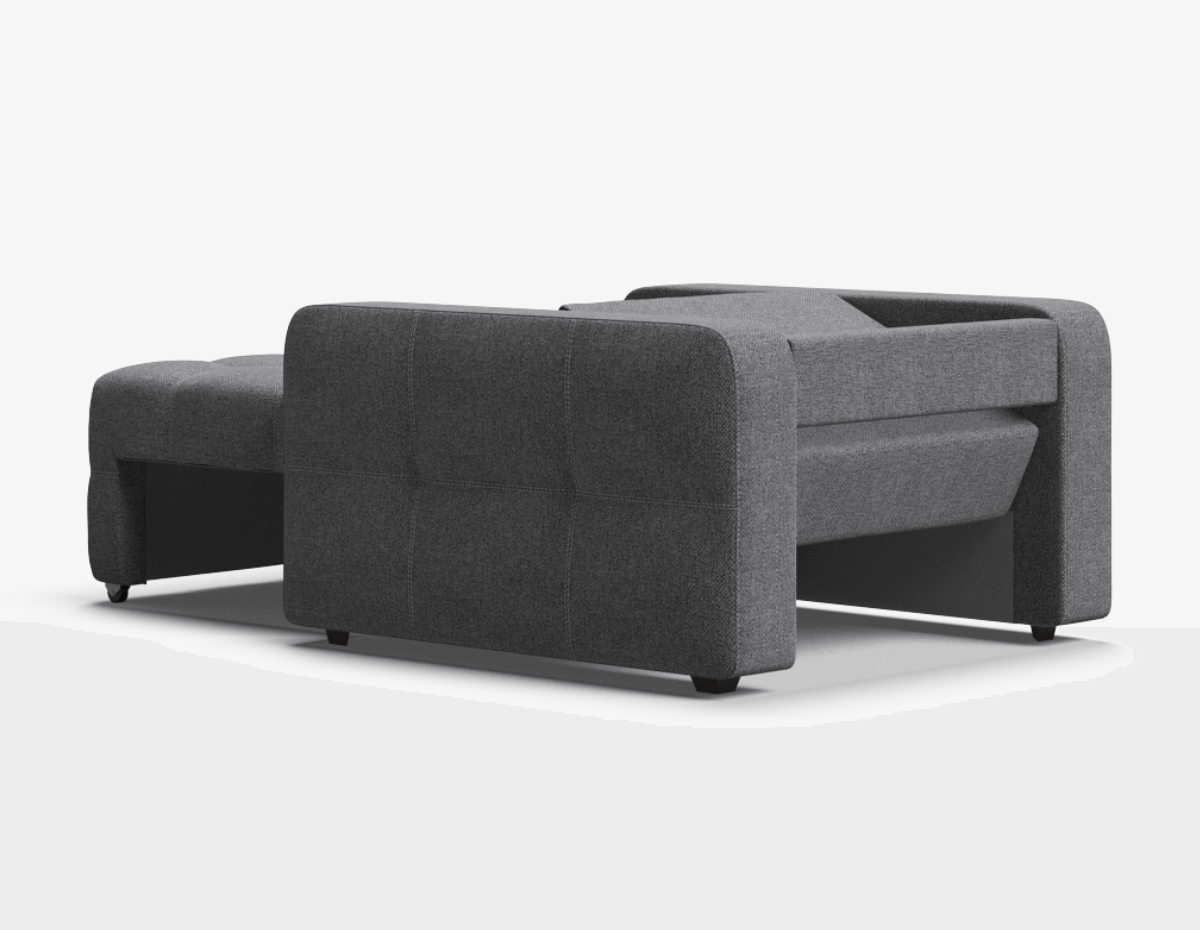 Приспинная планка: подушка не смещается и не выпадает + планка обеспечивает защиту стены от загрязнений и истирания