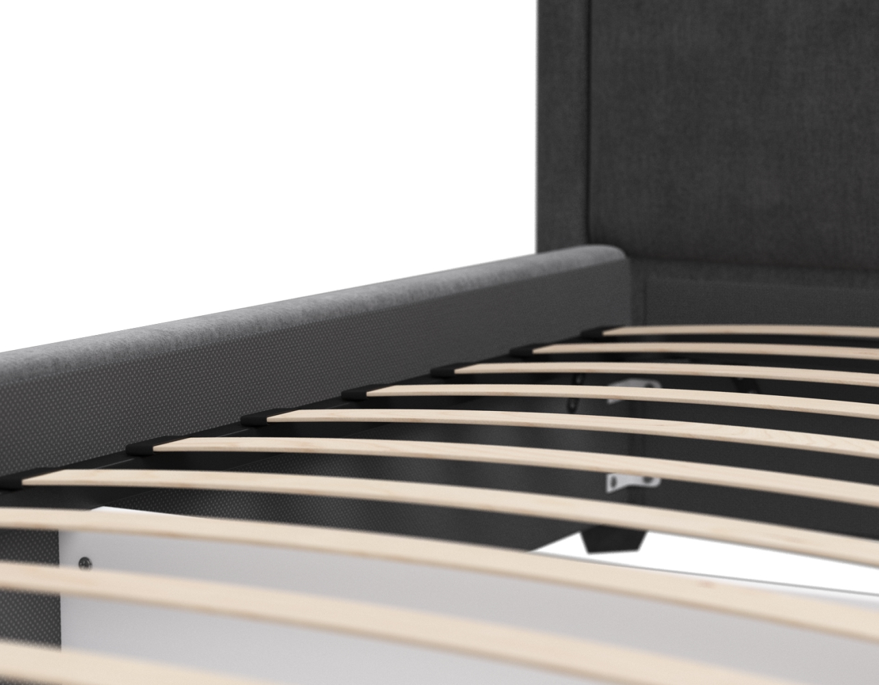 Ортопедическое основание с березовыми ламелями. Обеспечивает точечную поддержку тела, способствует правильному положению позвоночника и улучшает качество сна