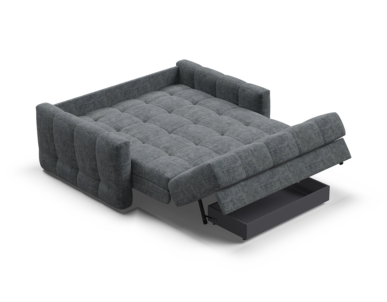 Механизм BOSS FIX. Посадочная часть фиксируется под углом 50° и позволяет убрать или достать вещи без лишних усилий