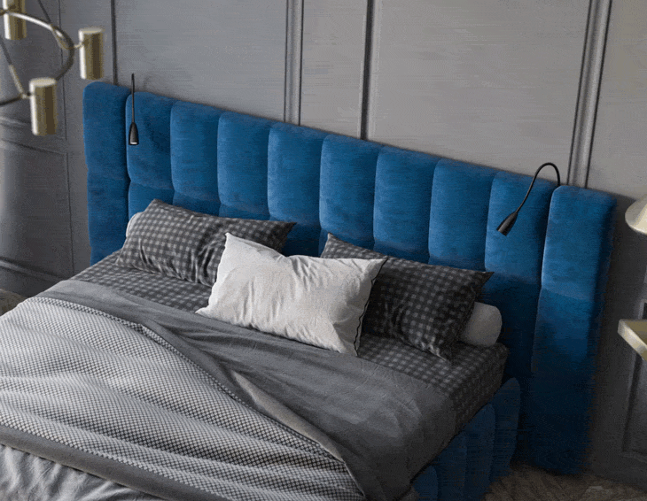 Спинка B-FLEX: Трансформируйте под свое настроение. Изгиб в итальянском стиле позволит спрятать глаза от света, когда хочется полежать еще 5 минут. В любой момент поменяйте угол на классический.