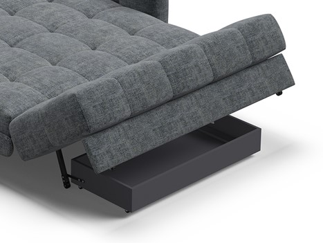 BOSS Save – встроенный бельевой короб под посадочной частью на 68 л. Бельевой короб идет в комплекте с диваном и не нужно его заказывать отдельно!