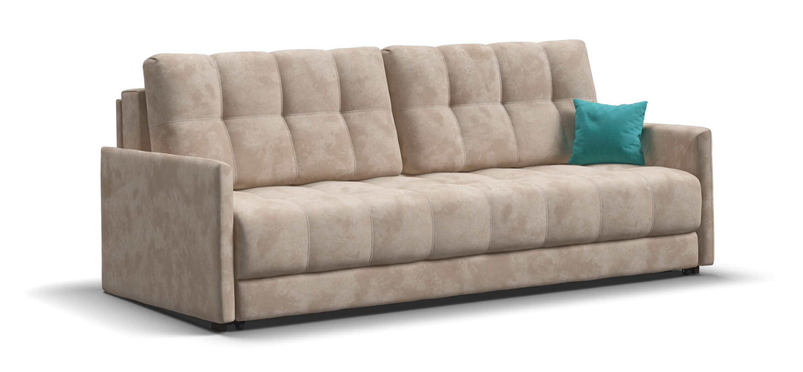 Диван Босс Лофт велюр Алькантара пепел