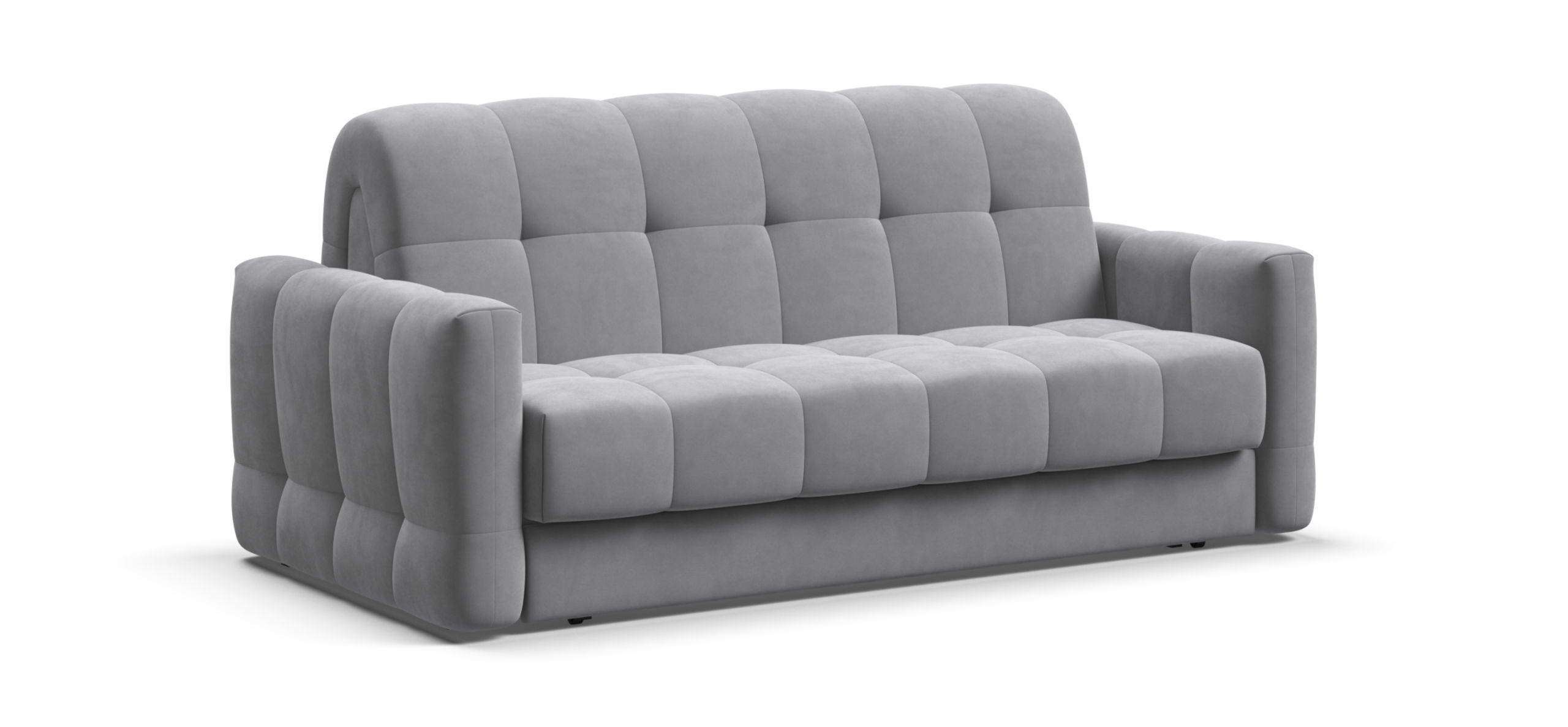 Диван Босс Слип 160 велюр Монолит сталь