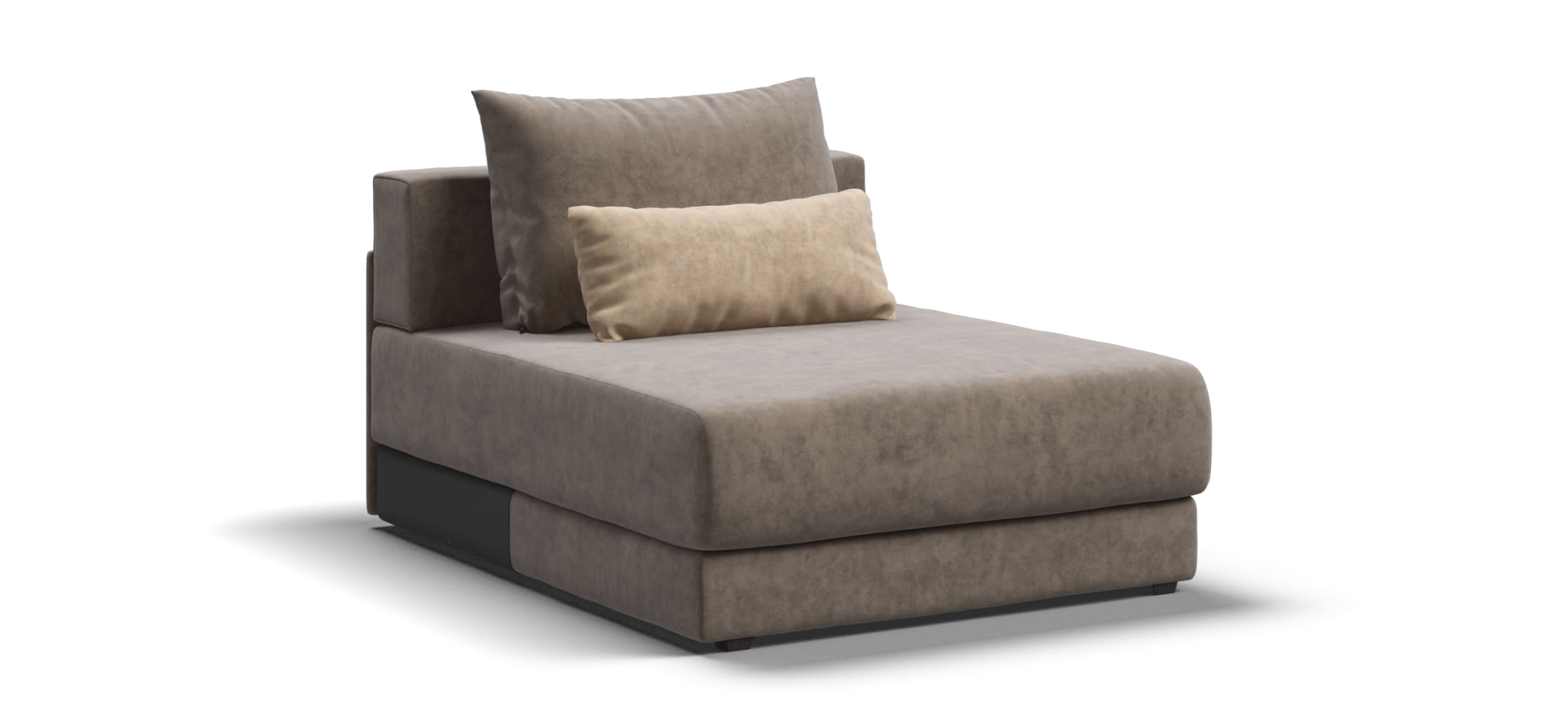 Ричмонд Модуль оттоманка велюр Роял тауп