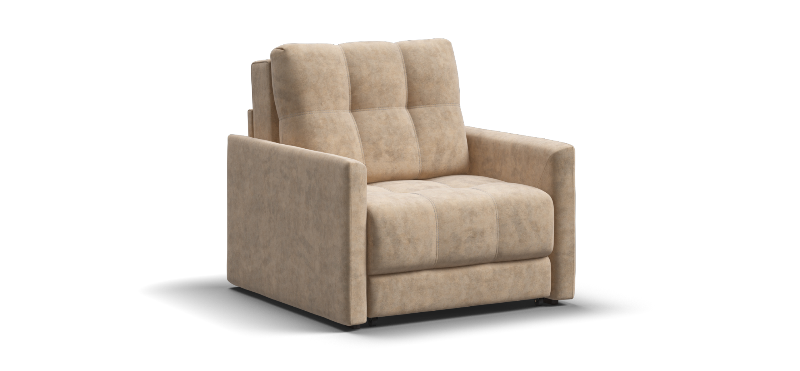 Босс Лофт кресло-кровать велюр Роял шампань