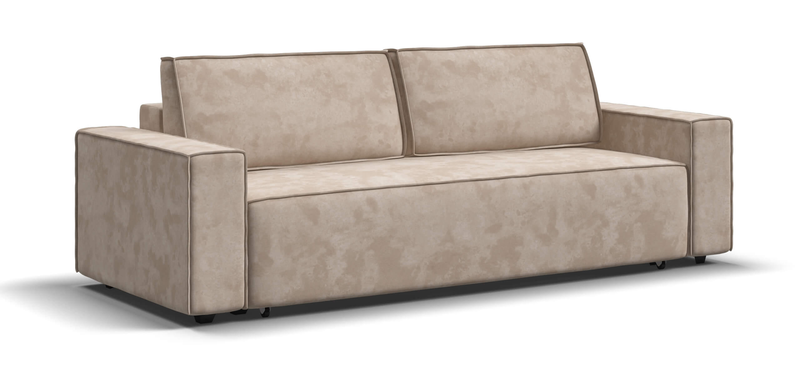 Диван Норд велюр Алькантара пепел