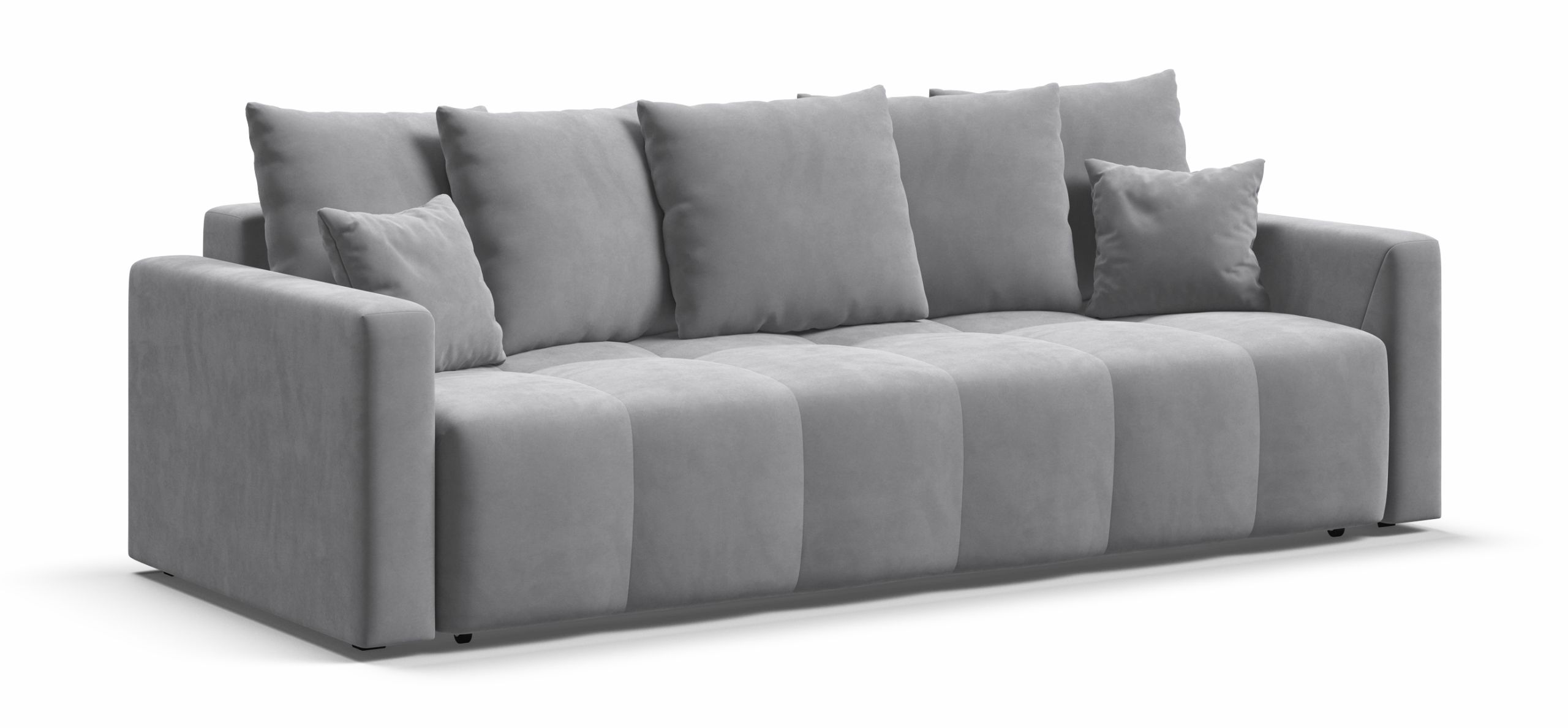 Диван Босс Тренд велюр Монолит сталь